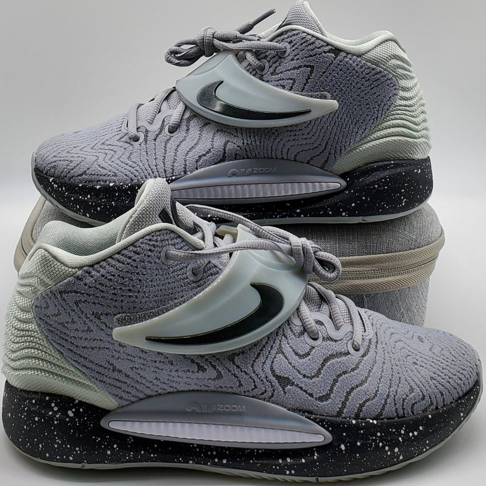 Nike KD 14 TB Men's Size 5.5 Grey/Black DA7850-002 NEW